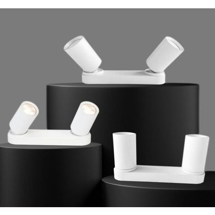 UNIVERSO Spot lámpatest 2xGU10 Max.35w IP20 Fehér 260x60x25mm