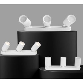   UNIVERSO Spot lámpatest 3xGU10 Max.35w IP20 Fehér 380x60x25mm