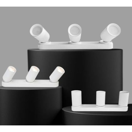 UNIVERSO Spot lámpatest 3xGU10 Max.35w IP20 Fehér 380x60x25mm