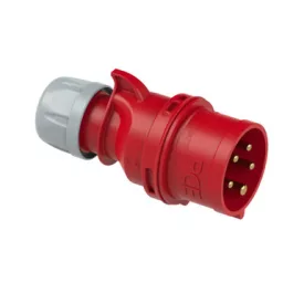  PCE Ipari dugvilla lengő 3P+N+E 32A 400V(50+60Hz) piros IP44 műanyag csavaros 6h-pozíció Shark