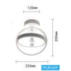 UNIVERSO Mennyezeti lámpa 22w 1760lm 3000k IP20 fehér D225x250mm