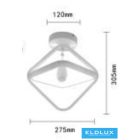 UNIVERSO Mennyezeti lámpa 25w 2000lm 3000k IP20 fehér D275x305mm