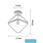 UNIVERSO Mennyezeti lámpa 25w 2000lm 4000k IP20 fehér D275x305mm