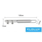 UNIVERSO mennyezeti lámpa 2xGU10 Max.40w + 50w 4000lm 6500k 1000×130×120mm IP20 fehér