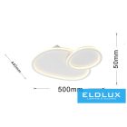 UNIVERSO mennyezeti lámpa 45w 3600lm CCT 500×440×50mm IP20 fehér