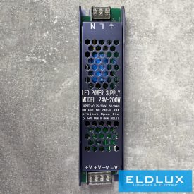 ELDLUX Trafó DC:24V Max.200w/8.33A IP20 208*63*29mm