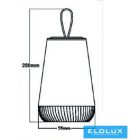 UNIVERSO keeping lámpa DC:5v 3w ww+RGB 2400mAH fehér