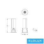 UNIVERSO Mini spotlámpa 3w 145lm 6000k IP20 Fehér D25x57mm kivágás:D20mm