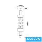 UNIVERSO LED izzó R7S 60d 5W 550lm 4000K