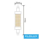 UNIVERSO LED izzó R7S 8W 880lm 3000K CRI≥80 Ø20x78mm