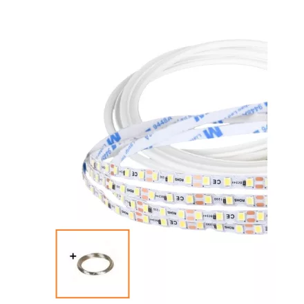 UNIVERSO Hajlítható led szalag szilikon fedlappal DC:24V 120D-10w/méter 6500k IP20 6x9mm 10méter 3év