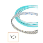 UNIVERSO Hajlítható led szalag szilikon fedlappal DC:24V 120D-10w/méter türkizkék IP20 6x9mm 10méter 3év