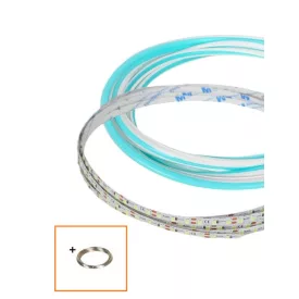   UNIVERSO Hajlítható led szalag szilikon fedlappal DC:24V 120D-10w/méter türkizkék IP20 6x9mm 10méter 3év