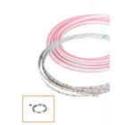 UNIVERSO Hajlítható led szalag szilikon fedlappal DC:24V 120D-10w/méter flamingo rózsaszín IP20 6x9mm 10méter 3év