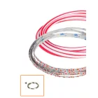 UNIVERSO Hajlítható led szalag szilikon fedlappal DC:24V 120D-10w/méter piros IP20 6x9mm 10méter 3év