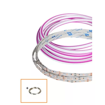 UNIVERSO Hajlítható led szalag szilikon fedlappal DC:24V 120D-10w/méter lila IP20 6x9mm 10méter 3év