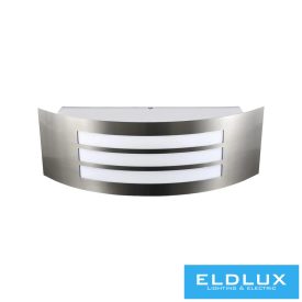   UNIVERSO Kültéri fali lámpa 1xE27 max.14w IP44 króm/fehér 315x90x100mm 5év