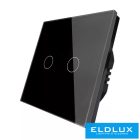ELDLUX ELDTREND dupla nyomógomb-impulzus érintőkapcsoló (101N)