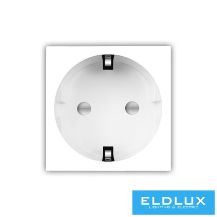 ELDLUX ELDTREND 2P+F konnektor gyerekvédelemmel fehér