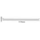 UNIVERSO T5 LED lámpatest 24w 3120lm CCT.Kap IP20 1175x53mm átlátszó burával
