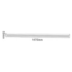 UNIVERSO T5 LED lámpatest 30w 3900lm CCT.Kap IP20 1475x53mm átlátszó burával