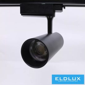  ELDLUX Egyfázisú sínes lámpa 26W 2080lm 4000K IP20 fekete