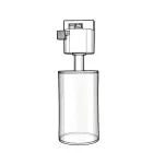 ELDLUX Egyfázisú sínre szerelhető lámpa 1xGU10 Max.10w IP20 fehér D55x95x162mm