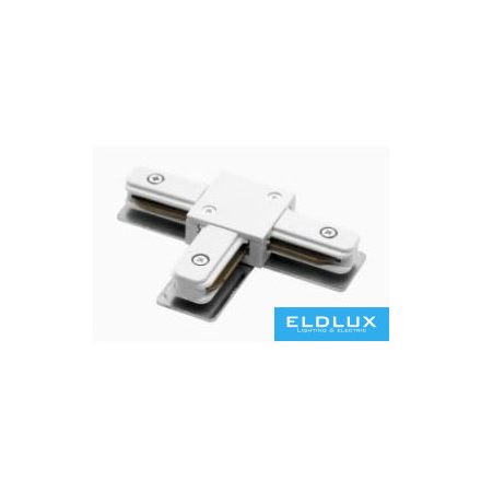 ELDLUX Egyfázisú sínhez T alakú csatlakozó fehér