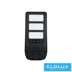   UNIVERSO Solar utcai lámpa 3.2V-15AH 2000lm 4000k IP65 fekete 602x237x43mm