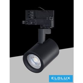   UNIVERSO Háromfázisú sínes spotlámpa 1xGU10 Max.35w IP20 Fekete 5év