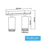 UNIVERSO Spot lámpatest 2xGU10 Max.35w IP20 D55x110x220mm Fehér