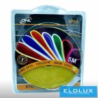 UNIVERSO Neon LED szalag 12v 2835-120D-8w/M Sárga IP65 5M