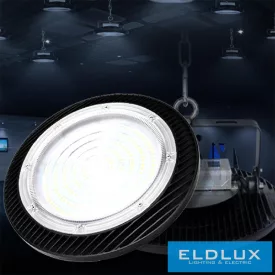   UNIVERSO csarnok világítás 200w 24000lm 6500k IP65 ∅400 fekete