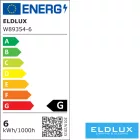 ELDLUX Kristály üveg fali lámpa LED 6W CCT 480lm IP20 305*70*100mm