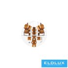 ELDLUX Hálózati ajzat USB töltőállómással 1xSCHUKO 16A + 3xUSB A 5V/2.4A + 1xUSB C 5V/3A