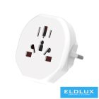 ELDLUX Utazási adapter (World to Europa) 230V/10A/2300W