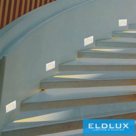   UNIVERSO süllyesztett LED lámpatest PIR 1.3w 25lm 3000k 3m-120°-45sec IP20 fehér