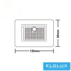 UNIVERSO süllyesztett LED lámpatest PIR 1.3w 25lm 4000k 3m-120°-45sec IP20 fehér