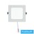 Négyzet alakú backlit beépíthető panel 6W 4500K