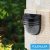 UNIVERSO Solar fali lámpa 5V 0.3w 30lm 3000k IP65 fekete 110x102x57mm