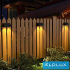 UNIVERSO Solar fali lámpa 5V 0.8w 30lm 3000k IP65 fekete 142x80x73mm