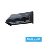 UNIVERSO Solar fali lámpa 5V 0.8w 30lm 3000k IP65 fekete 142x80x73mm