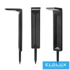 UNIVERSO Solar kerti lámpa 5V 2w 200lm 3000k IP65 fekete 573x162x90mm