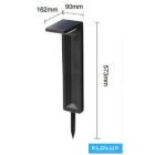 UNIVERSO Solar kerti lámpa 5V 2w 200lm 6500k IP65 fekete 573x162x90mm