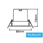 UNIVERSO Spot lámpa 10w 6500k 645lm 27° RA90 ∅85×73mm kivágás:D75 IP20 fehér