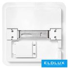 EMOS TORI LED lámpa négyzetes 15W 1250lm NW IP54 fehér