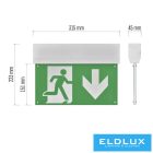 EMOS LED vészkijárat lámpatest 3W 3 óra MT 