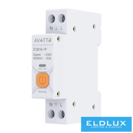 Avatto Intelligens biztosíték 1-63A ZigBee Tuya